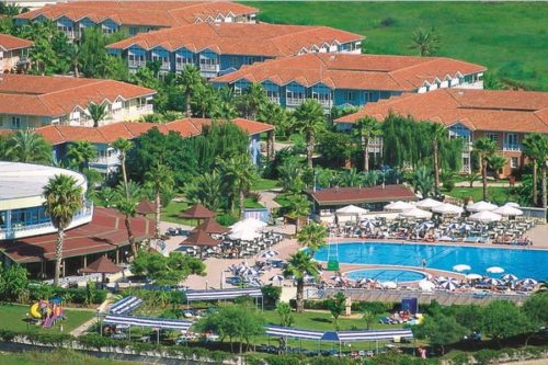 Фото архитектура территории отеля Euphoria Palm Beach 5*: рейтинг лучших отелей курорта Сиде, Турция от турагентства SeredinaLeta