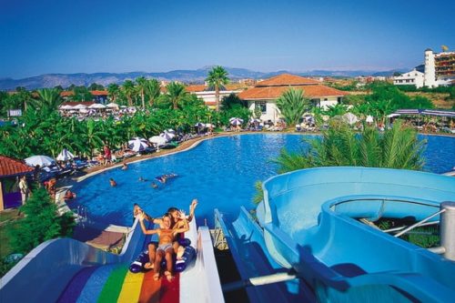 Фото горки аквапарка Euphoria Palm Beach 5*: рейтинг лучших отелей курорта Сиде, Турция от турагентства SeredinaLeta