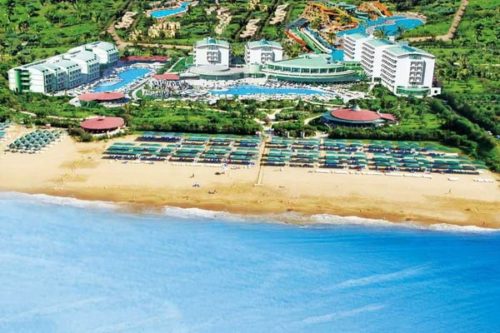 Фото с высоты территория отеля Von Rеsort Golden Coast 5*: рейтинг лучших отелей курорта Сиде, Турция от турагентства SeredinaLeta