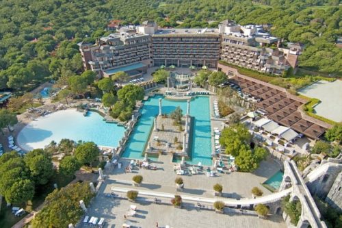 Фото территория отеля с высоты Хanadu Resort Hotel 5*: рейтинг лучших отелей курорта Белек, Турция от турагентства SeredinaLeta